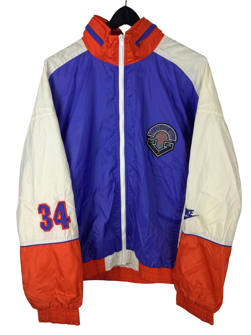 Vintage 90s Nike X Charles Barkley Windbreaker NBA Colorblock Jacket Size L